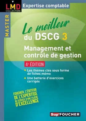 Couverture du produit · Le meilleur du DSCG 3 - Management et contrôle de gestion 4e édition