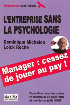 Couverture du produit · L'ENTREPRISE SANS LA PSYCHOLOGIE 2E EDITION
