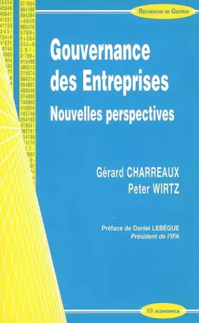 Couverture du produit · Gouvernance des Entreprises: Nouvelles perspectives