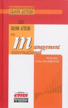 Couverture du produit · Les grands auteurs en management international