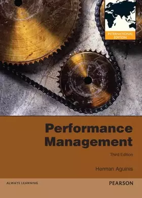 Couverture du produit · Performance Management
