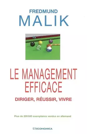 Couverture du produit · Le Management Efficace