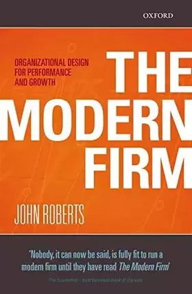 Couverture du produit · The Modern Firm: Organizational Design for Performance and Growth