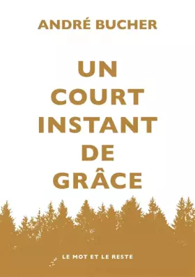 Couverture du produit · Un court instant de grâce