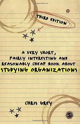 Couverture du produit · A Very Short, Fairly Interesting and Reasonably Cheap Book About Studying Organizations (Very Short, Fairly Interesting & Cheap