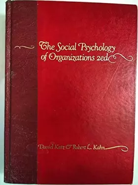Couverture du produit · The Social Psychology of Organizations