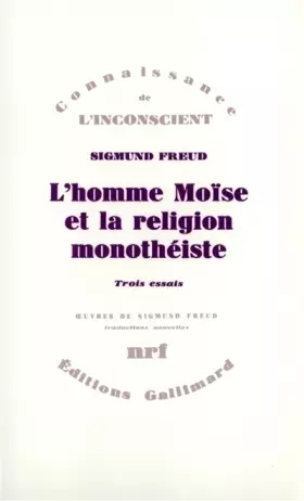 Couverture du produit · L'homme Moïse et la religion monothéiste: Trois essais