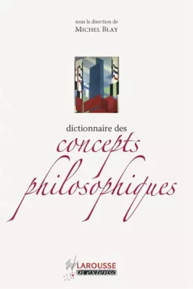 Couverture du produit · Dictionnaire des concepts philosophiques