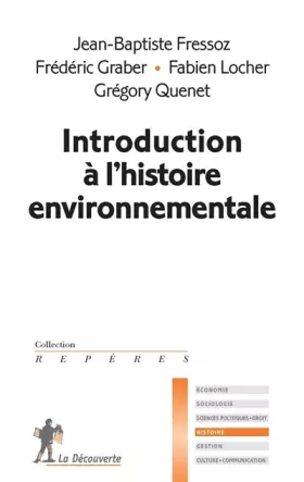 Couverture du produit · Introduction à l'histoire environnementale