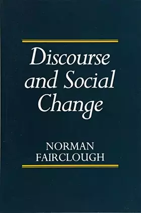 Couverture du produit · Discourse and Social Change