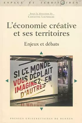Couverture du produit · ECONOMIE CREATIVE ET SES TERRITOIRES