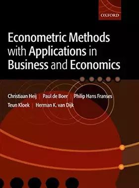 Couverture du produit · Econometric Methods with Applications in Business and Economics