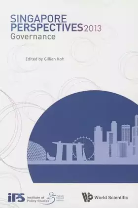 Couverture du produit · Singapore Perspectives 2013: Governance
