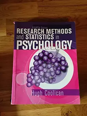 Couverture du produit · Research Methods and Statistics in Psychology