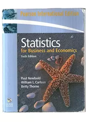 Couverture du produit · Pearson International Edition Statistics for Business and Economics Sixth Edition