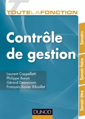 Couverture du produit · Toute la fonction Contrôle de gestion - Savoirs. Savoir-faire. Savoir-être