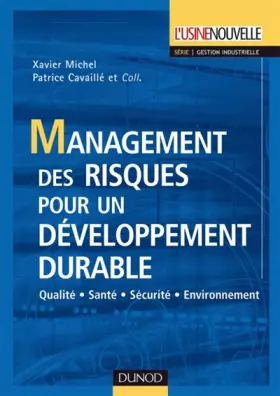 Couverture du produit · Management des risques pour un développement durable