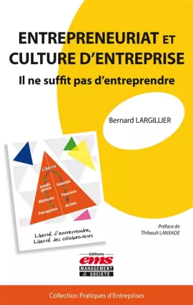 Couverture du produit · Entrepreneuriat et culture d'entreprise: Il ne suffit pas d'entreprendre.