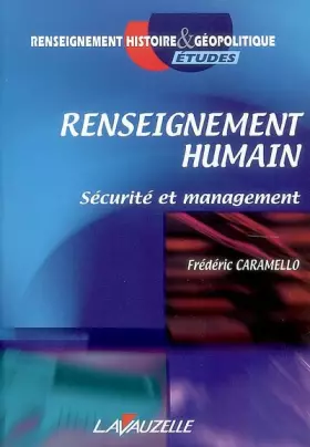 Couverture du produit · Renseignement Humain, sécurité et management
