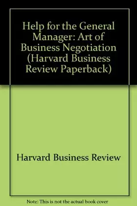 Couverture du produit · The Art of Business Negotiation