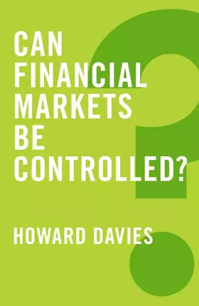 Couverture du produit · Can Financial Markets be Controlled? (Global Futures)