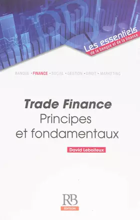 Couverture du produit · Trade Finance : Principes et fondamentaux