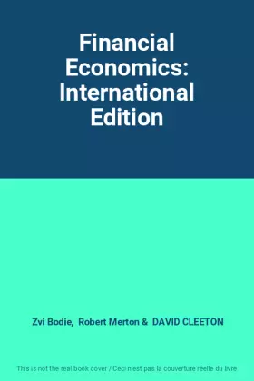 Couverture du produit · Financial Economics: International Edition