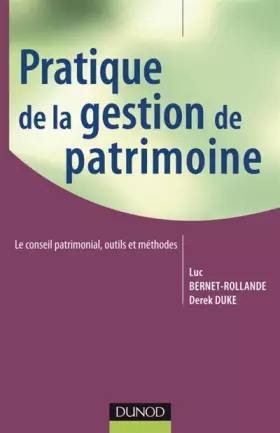 Couverture du produit · Pratique de la gestion de patrimoine