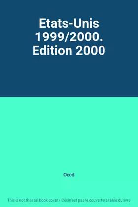 Couverture du produit · Etats-Unis 1999/2000. Edition 2000