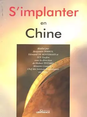 Couverture du produit · S'implanter en Chine