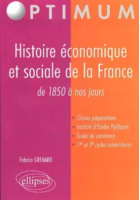 Couverture du produit · Histoire économique et sociale de la France, fin XIXe-XXe siècles