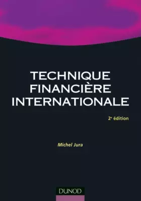 Couverture du produit · Technique financière internationale