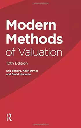 Couverture du produit · Modern Methods of Valuation