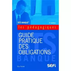 Couverture du produit · Guide pratique des obligations 3e édition