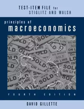 Couverture du produit · Test Bank: For Principles of Macroeconomics