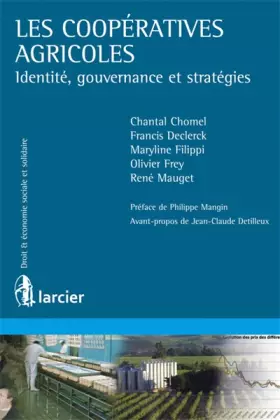 Couverture du produit · Les coopératives agricoles : Identité, gouvernance et stratégies