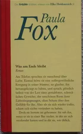 Couverture du produit · Was am Ende bleibt