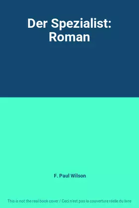 Couverture du produit · Der Spezialist: Roman