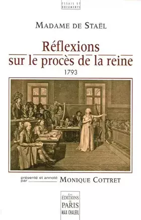 Couverture du produit · Réflexions sur le procès de la Reine