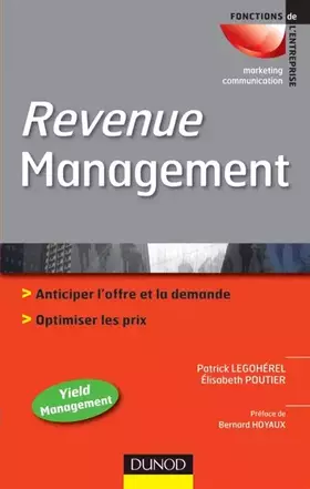 Couverture du produit · Revenue Management - Optimisation des ventes dans les Services