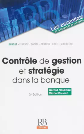 Couverture du produit · Contrôle de gestion et stratégie dans la banque