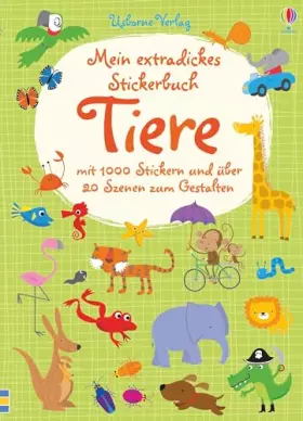 Couverture du produit · Mein extradickes Stickerbuch: Tiere