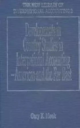 Couverture du produit · Developments in Country Studies in International Accounting – Americas and the Far East (The New Library of International Accou