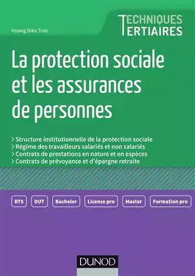 Couverture du produit · La protection sociale et les assurances de personnes