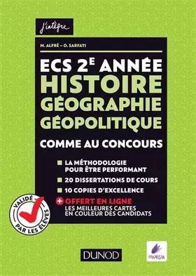 Couverture du produit · ECS 2e année - Histoire Géographie Géopolitique - Comme au concours !: Comme au concours !