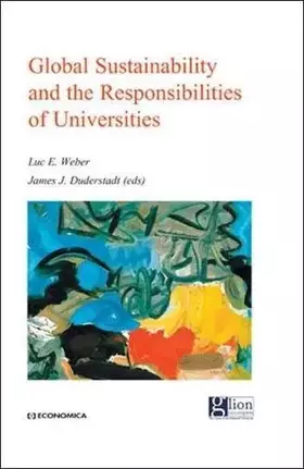 Couverture du produit · Global Sustainability and the responsibilities of universities