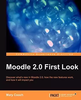 Couverture du produit · Moodle 2.0 First Look