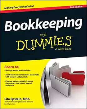 Couverture du produit · Bookkeeping For Dummies (For Dummies Series)