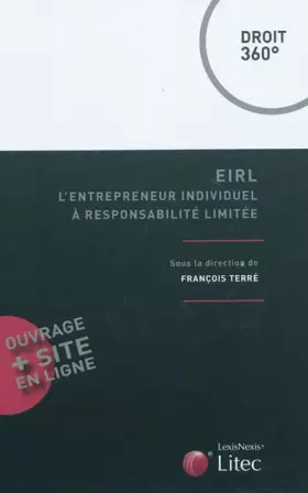 Couverture du produit · EIRL - L'entrepreneur individuel à responsabilité limitée