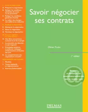 Couverture du produit · Savoir négocier ses contrats